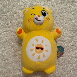Squishmallows HugMees Care Bears Funshine Bear NWT
